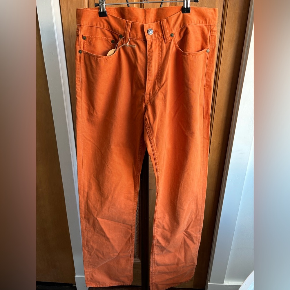 Polo By Ralph Lauren Polo Orange Pants, 32/32 - image 1